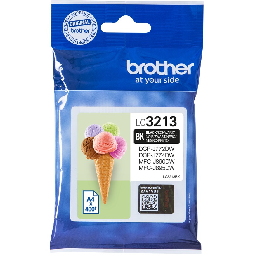 Brother Tinte LC-3213BK  | schwarz