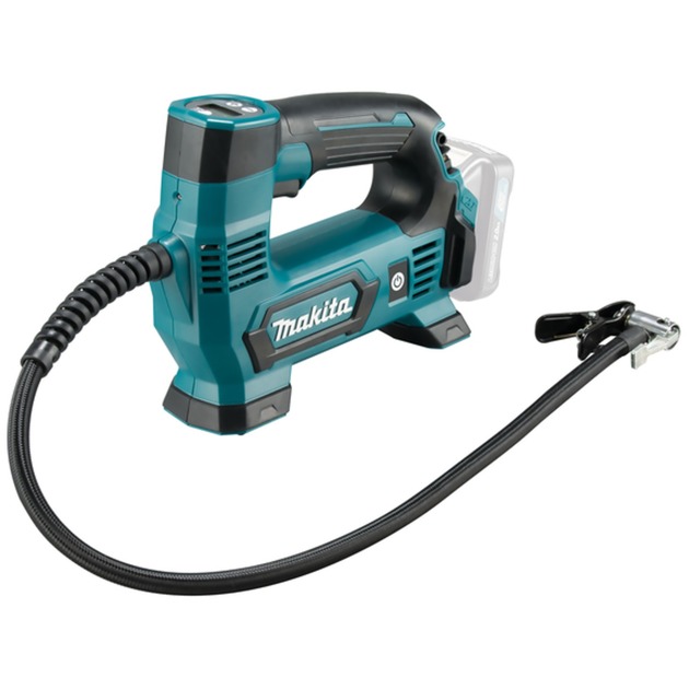 Makita Akku-Kompressor MP100DZ bis max. 8,3 bar - 12Volt, ohne Akku und Ladegerät | blau/schwarz