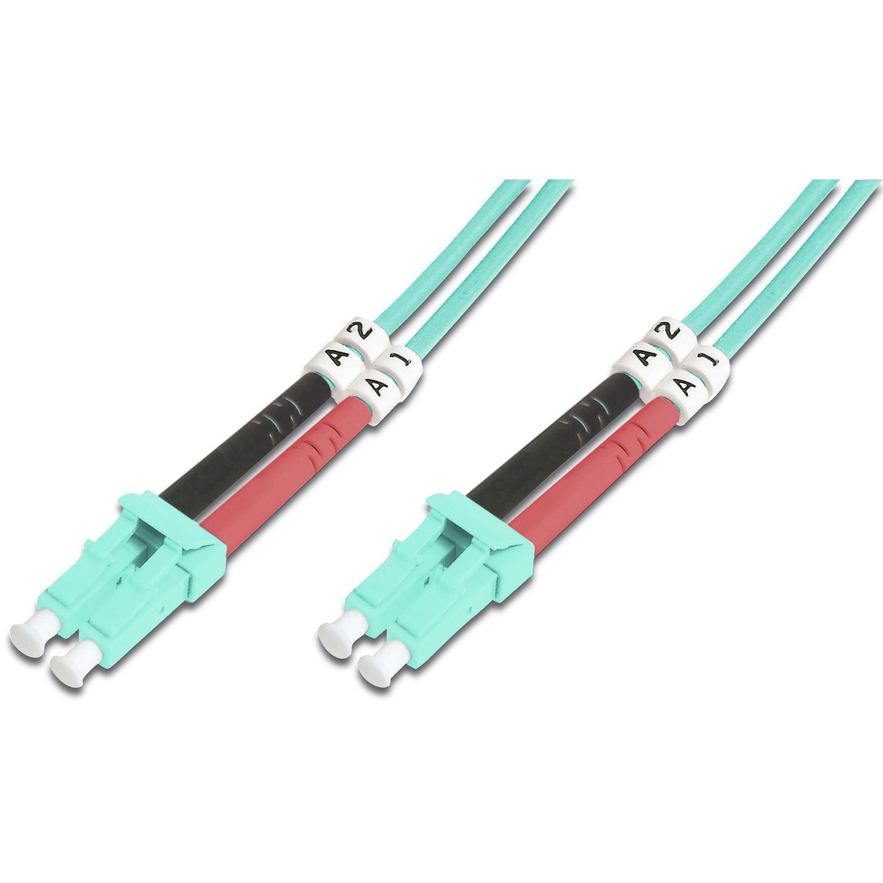 2m Digitus Duplex LWL Patchkabel LC / LC | Aquamarin