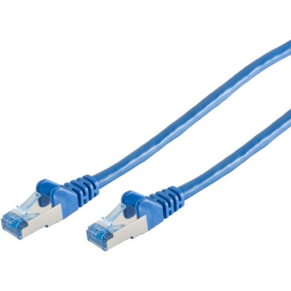 2 m Patchkabel CAT6a RJ45 S/FTP | blau