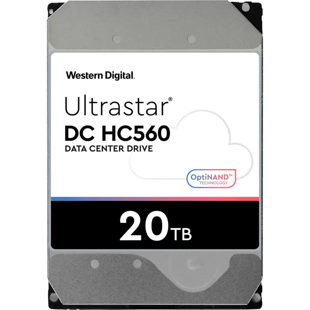 20 TB WD Ultrastar DC HC560 - SATA 6 Gb/s, 3,5", SE