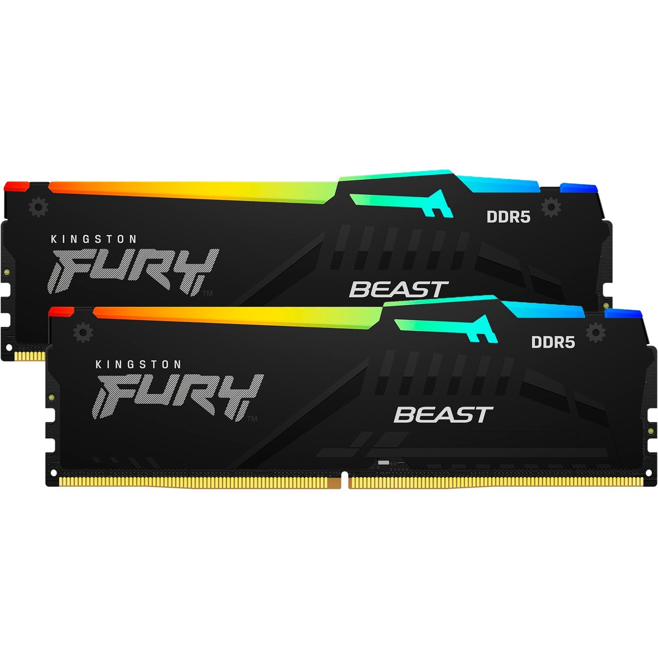 32 GB Kingston FURY DIMM DDR5-6800 Dual-Kit | FURY Beast RGB, INTEL XMP, AMD EXPO