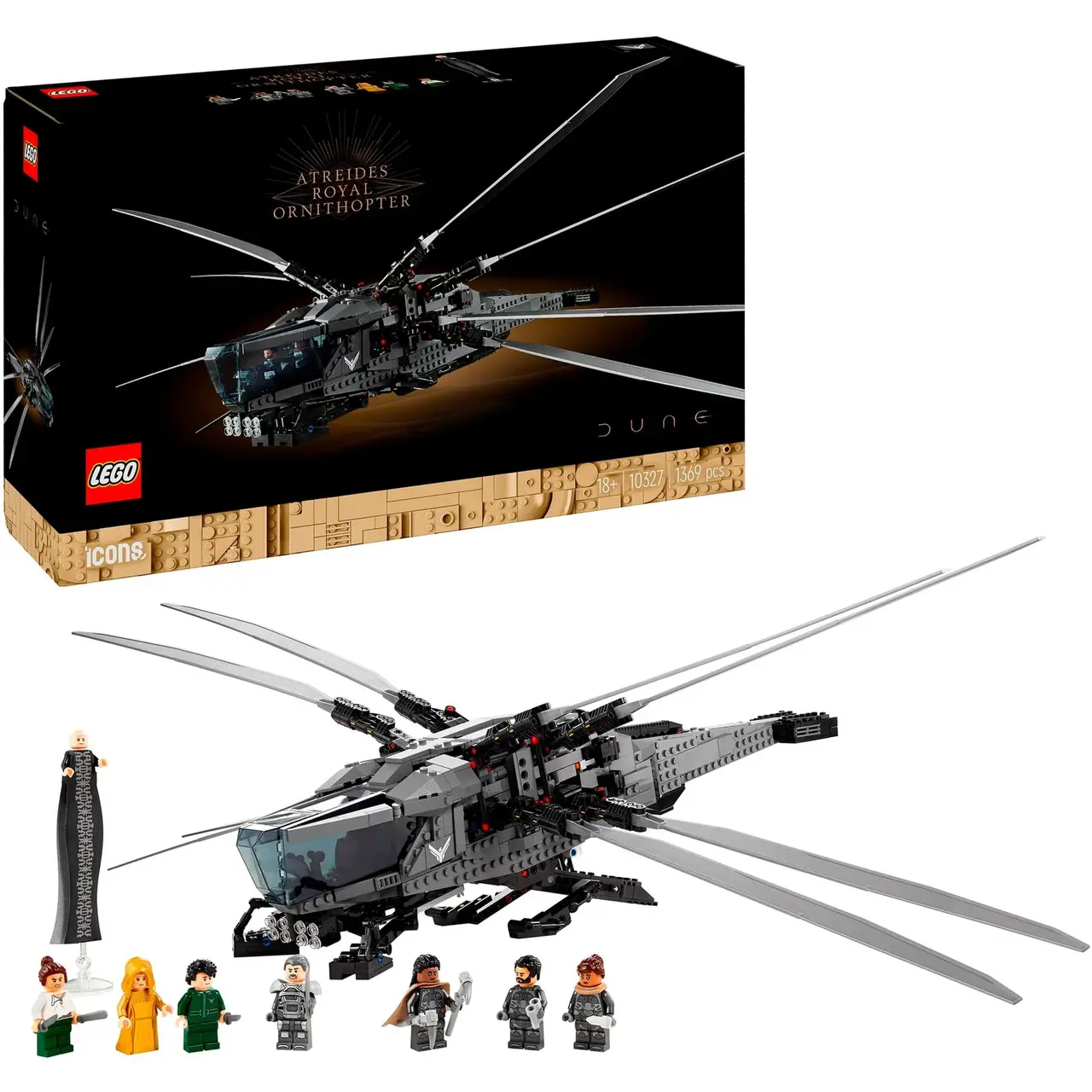 LEGO 10327 Icons Dune Atreides Royal Ornithopter