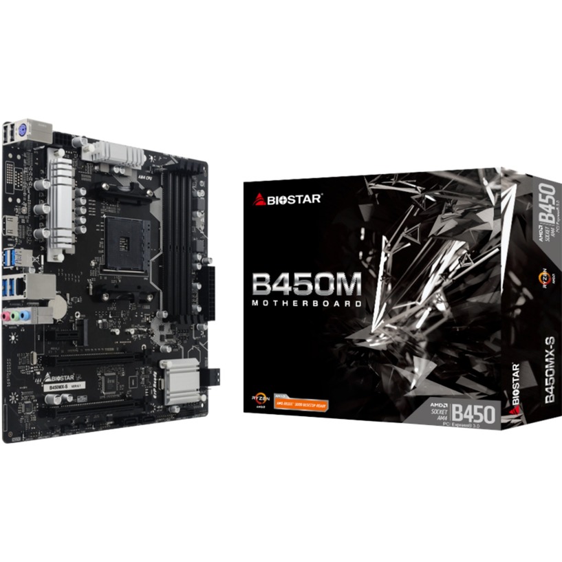 Biostar B450MX-S, Mainboard