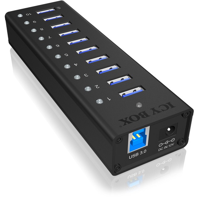 ICY BOX IB-AC6110, USB-Hub