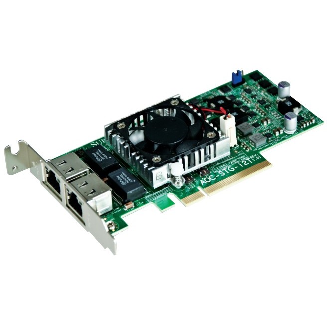 SUPERMICRO AOC-STG-I2T | Intel X540, PCIeX8, LP