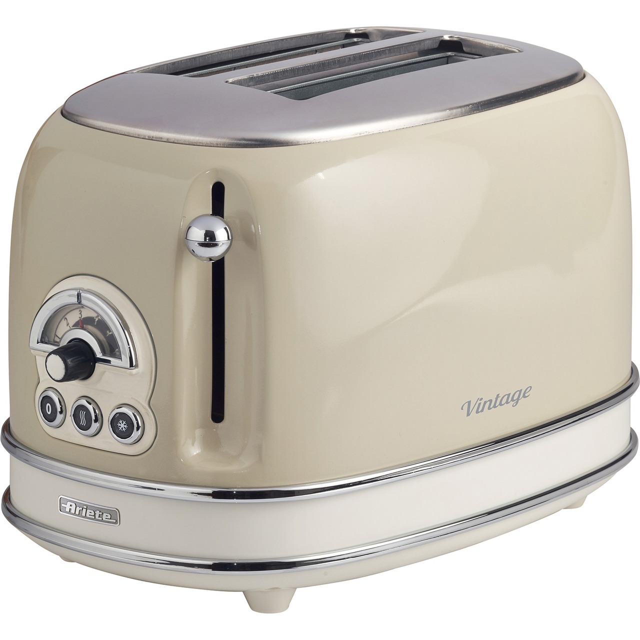 Ariete Vintage Toaster 155 für 2 Scheiben Toast | beige