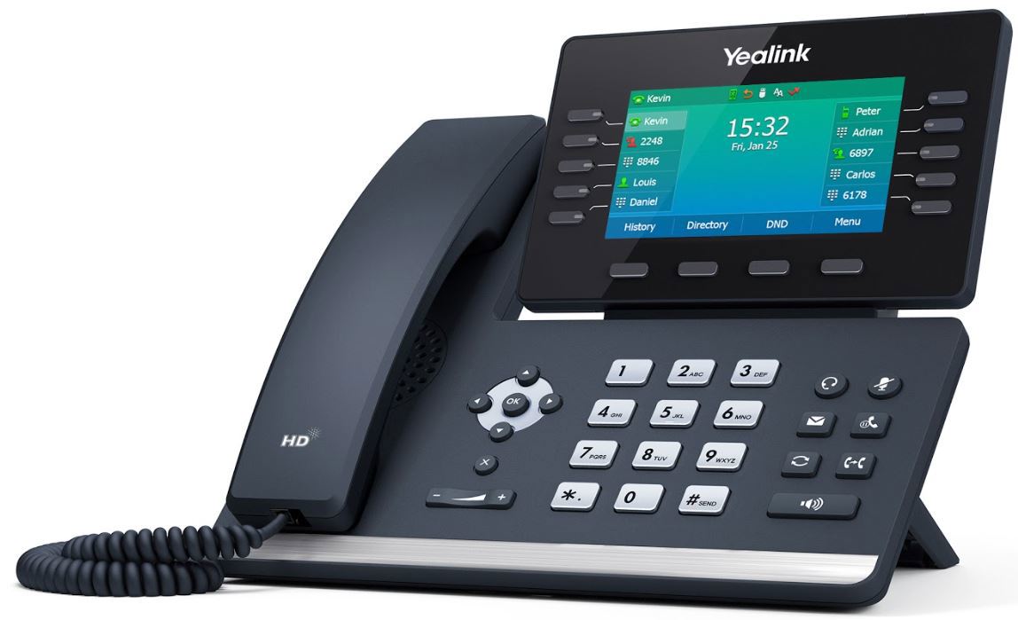 Yealink SIP-T54W VoIP-Telefon | schwarz