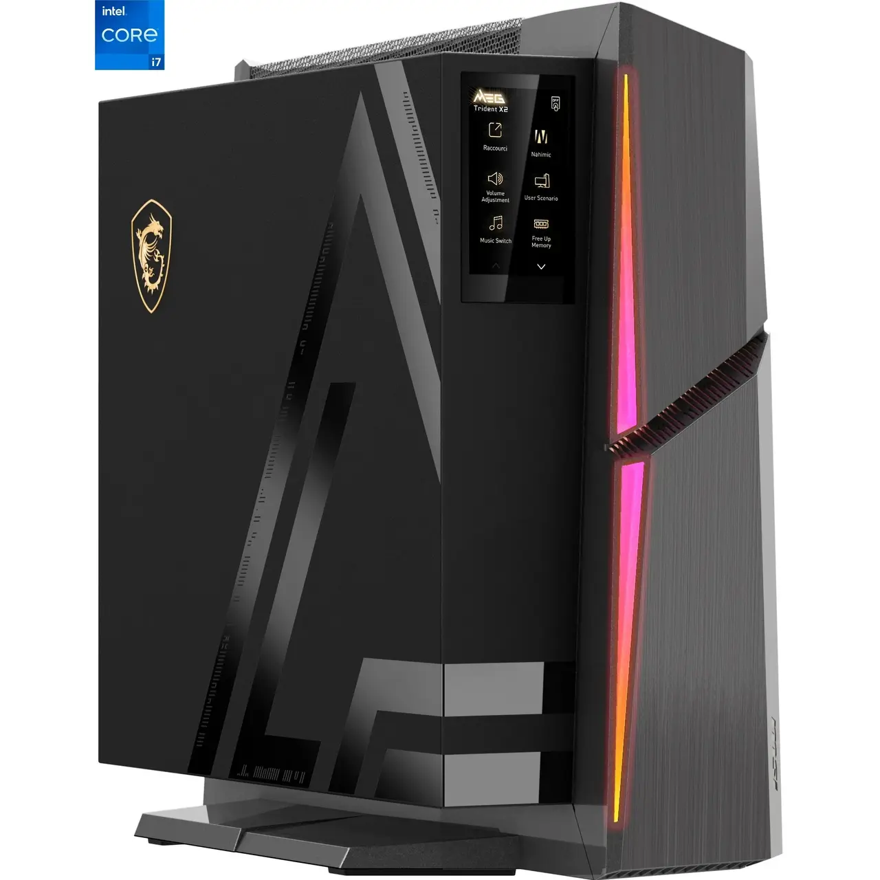 MSI MEG Trident X2 14NUF7-280AT - Intel® Core i7-14700KF, GeForce RTX 4070 Ti VENTUS 3X E1 12G OC, 32 GB, 1 TB SSD, Windows 11 Home | schwarz