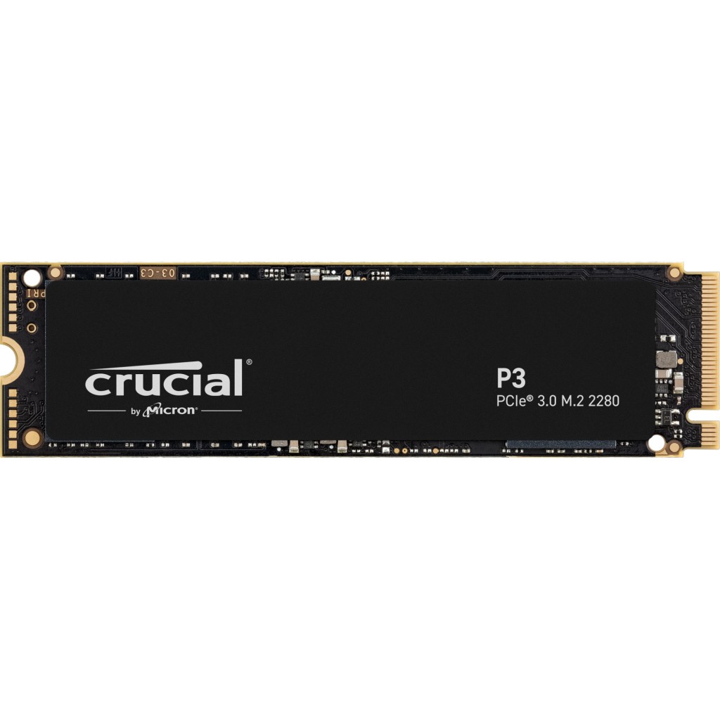 1 TB Crucial P3 - PCIe 3.0 x4, NVMe, M.2 2280