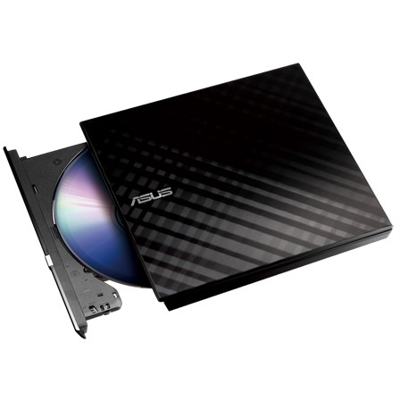 ASUS SDRW-08D2S-U Lite - USB 2.0, M-DISC | glänzend schwarz