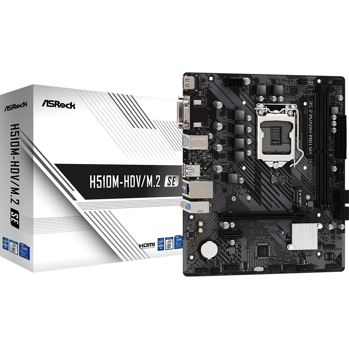 ASROCK H510M-HDV/M.2 SE mATX D4 | Sockel 1200