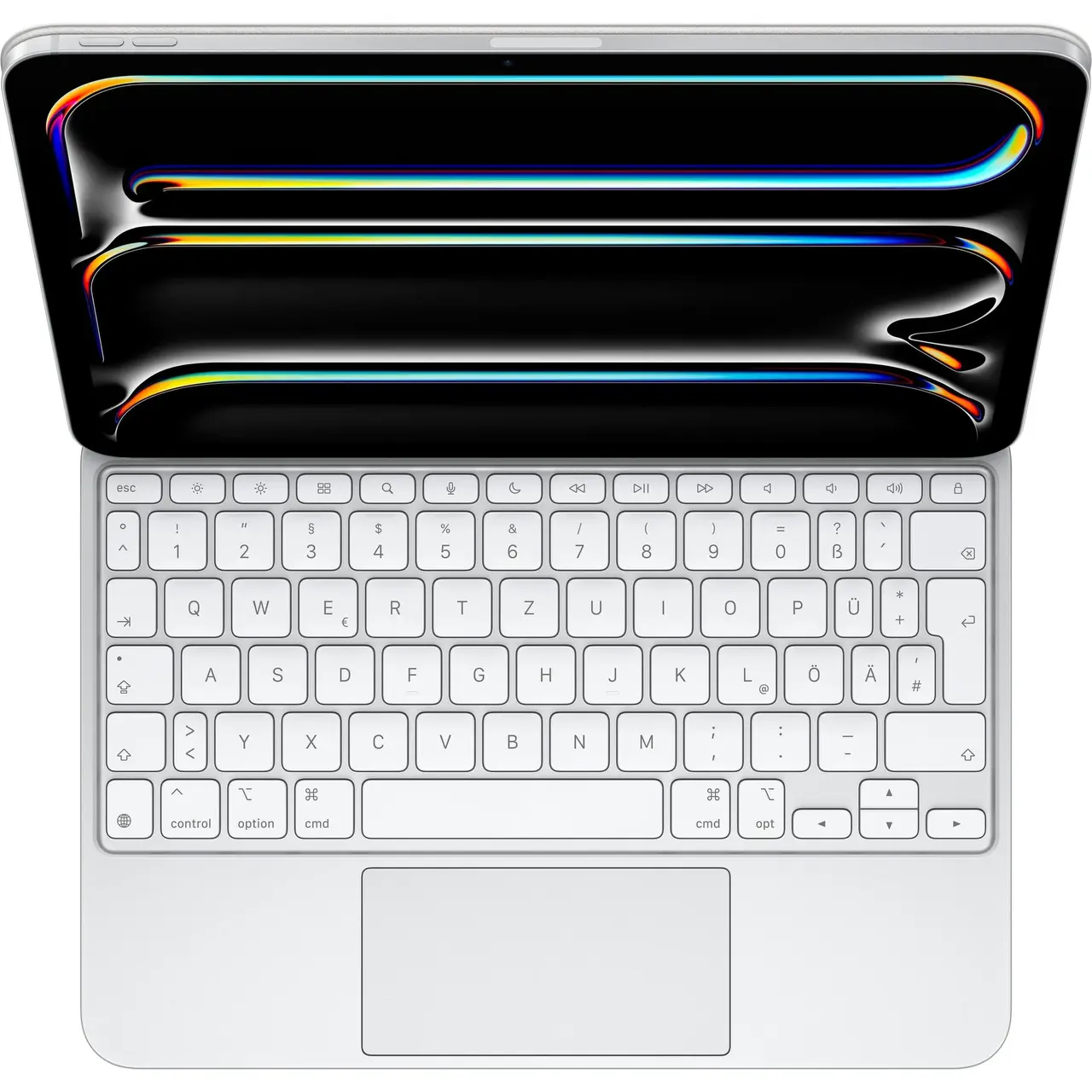 Apple Magic Keyboard für 11" iPad Pro M4 - DE-Layout, Scherenmechanik | weiß