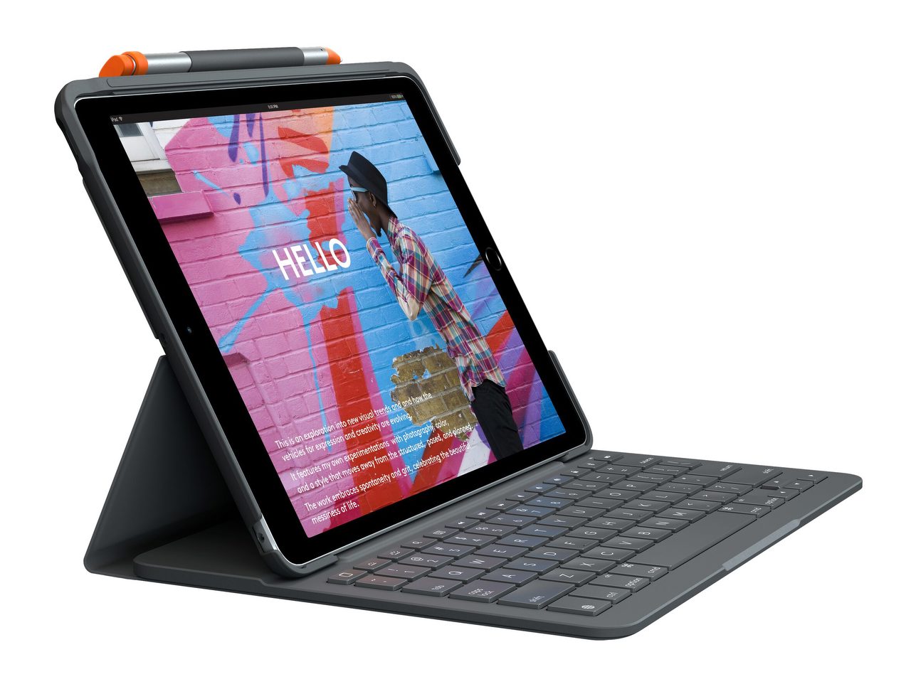 Logitech Slim Folio, Tastatur