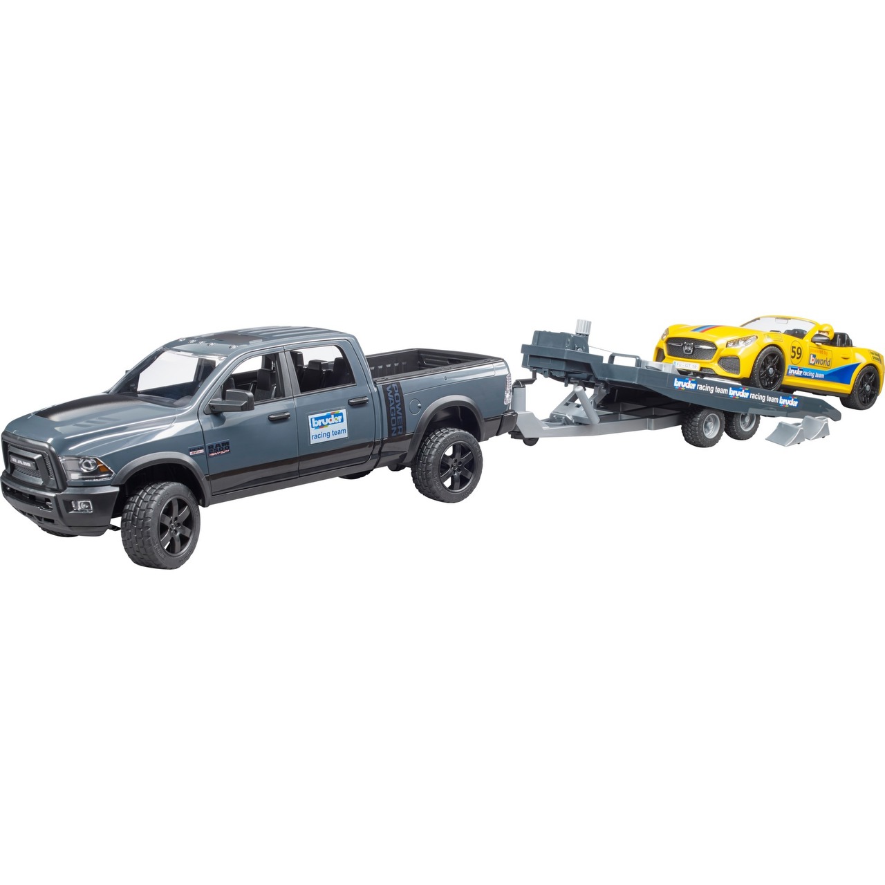 bruder RAM 2500 Power Wagon und Roadster Bruder Racing Team