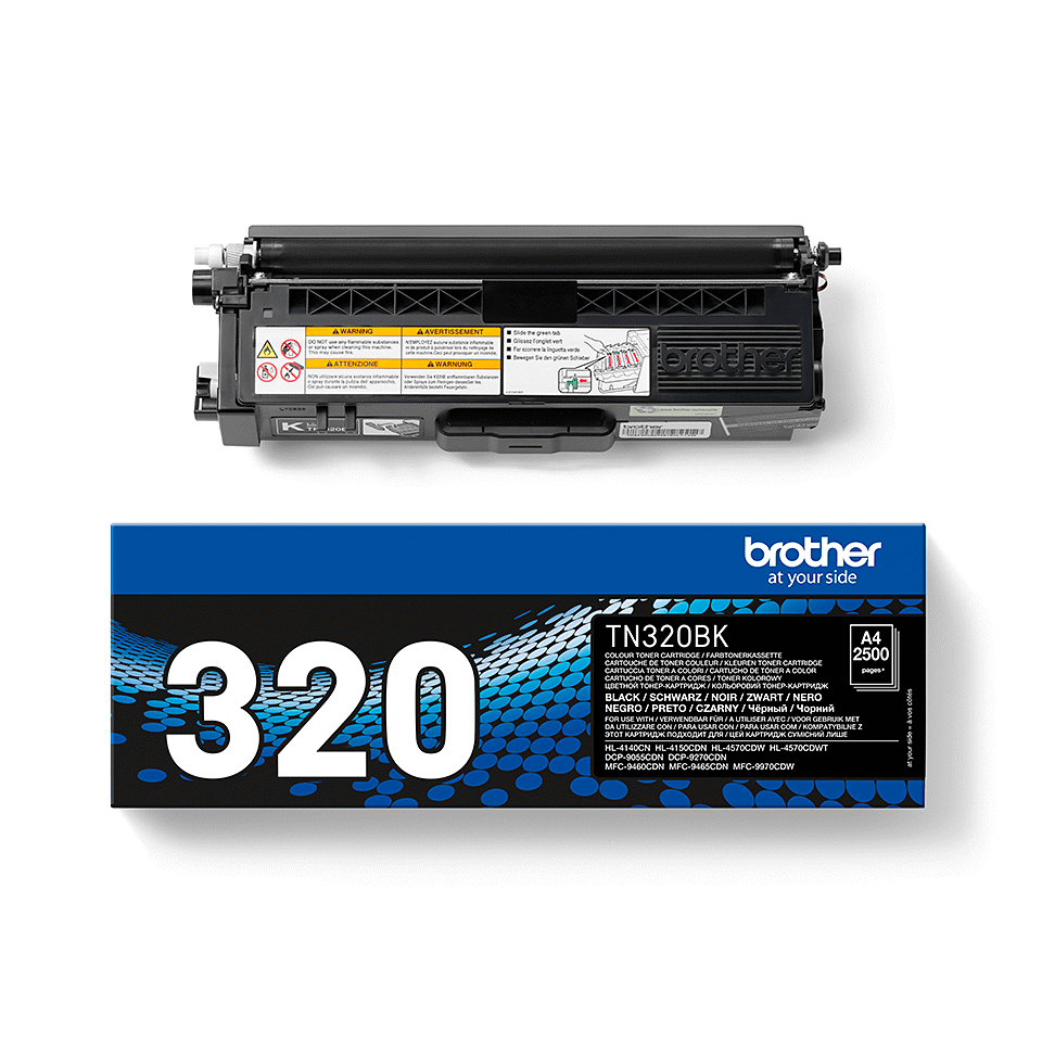 Brother Toner TN320BK | schwarz