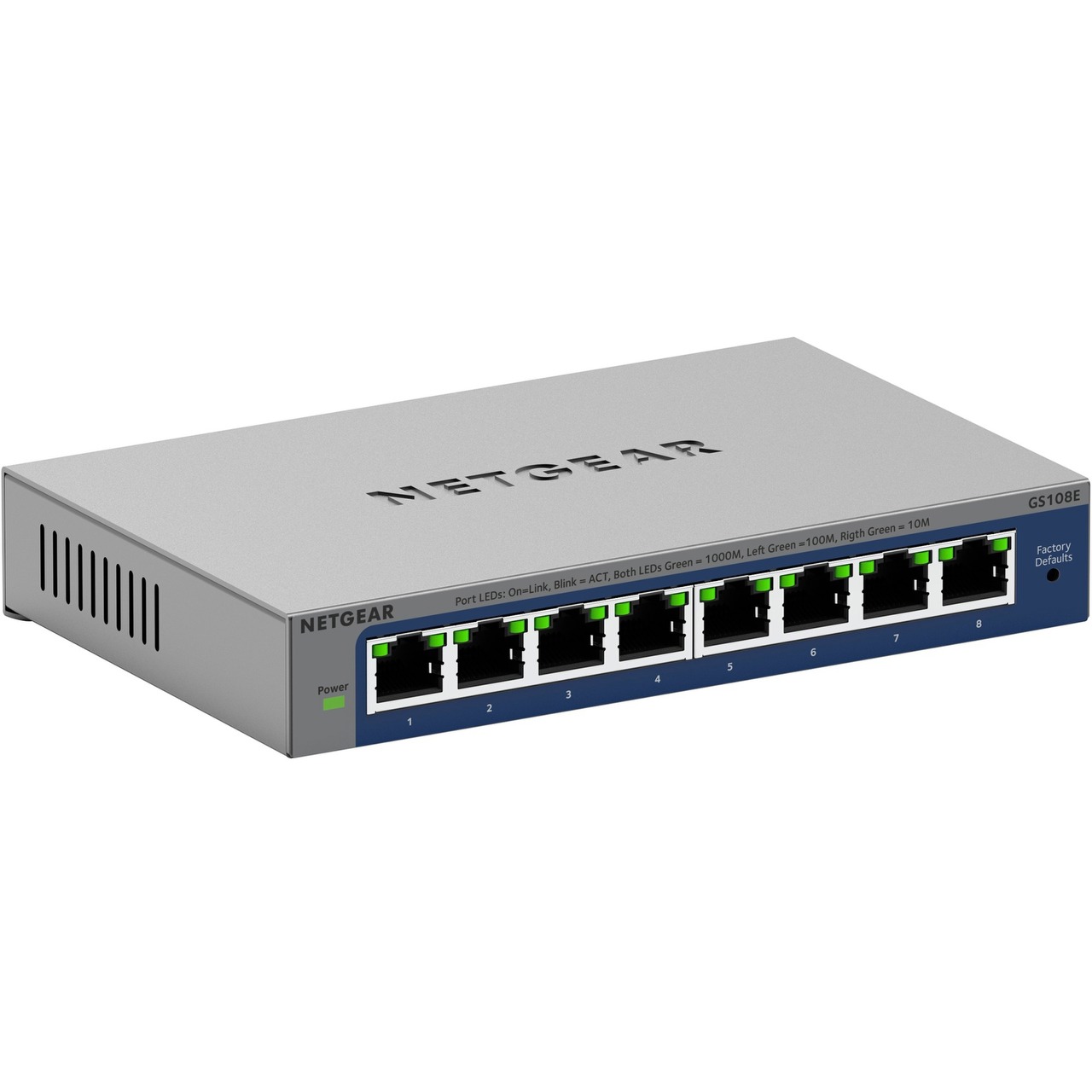 Netgear GS108E Switch | grau