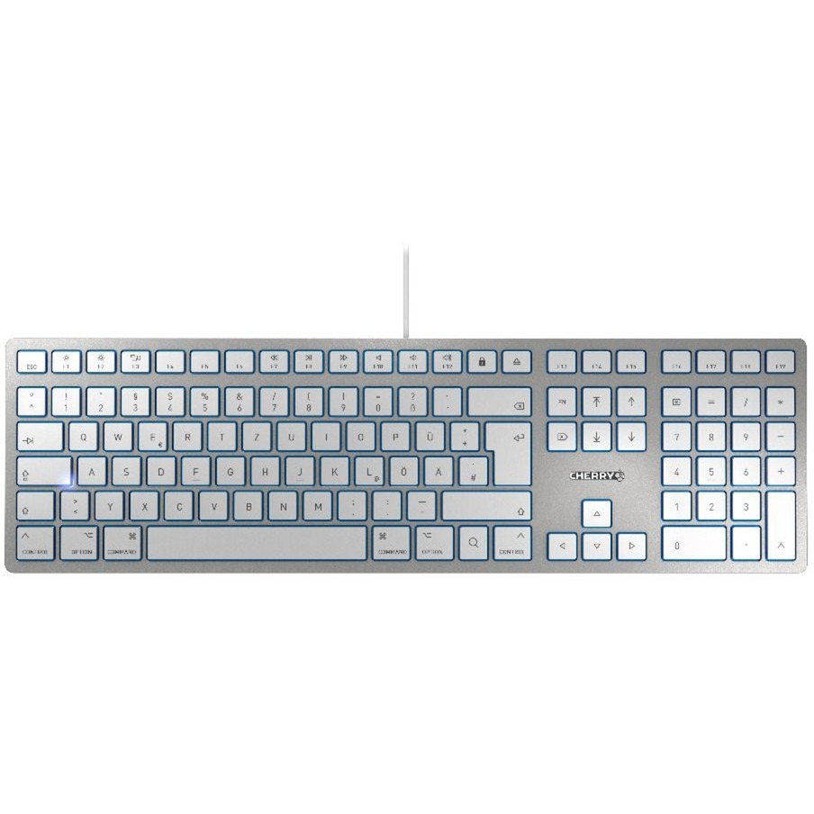 CHERRY KC 6000C FOR MAC - DE-Layout, SX-Scherentechnologie | silber/weiß