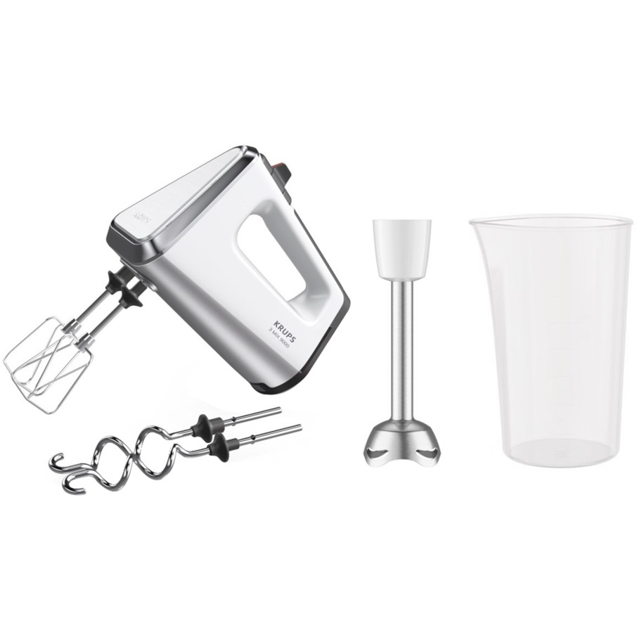 Krups Handmixer 3Mix 9000 GN9121 | weiß/silber