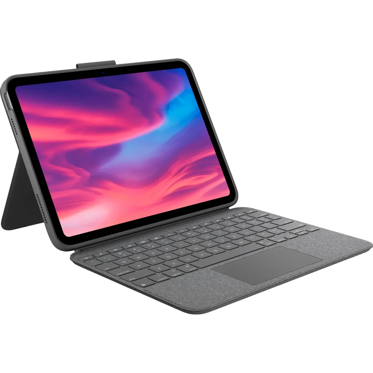 Logitech Combo Touch für iPad 10. Generation - DE-Layout, Scissor-Switch | grau