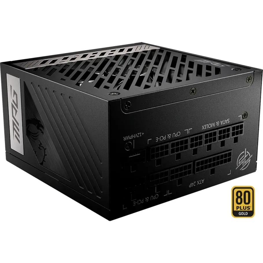 MSI MPG A1000G PCIE5 80 + Gold - 7x PCIe, Kabel-Management | schwarz