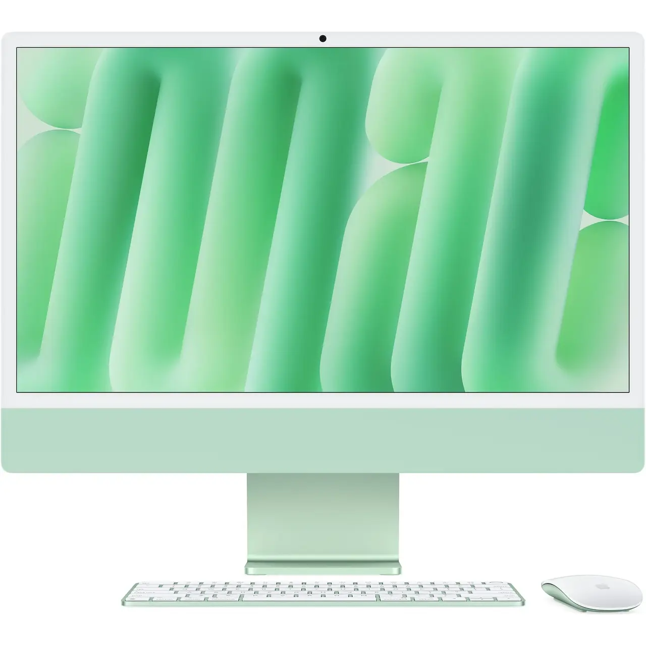 24" Apple iMac - Apple M4, Apple M4 10-Core GPU, 16 GB, 256 GB SSD, macOS, Deutsch - 2024 | grün/hellgrün