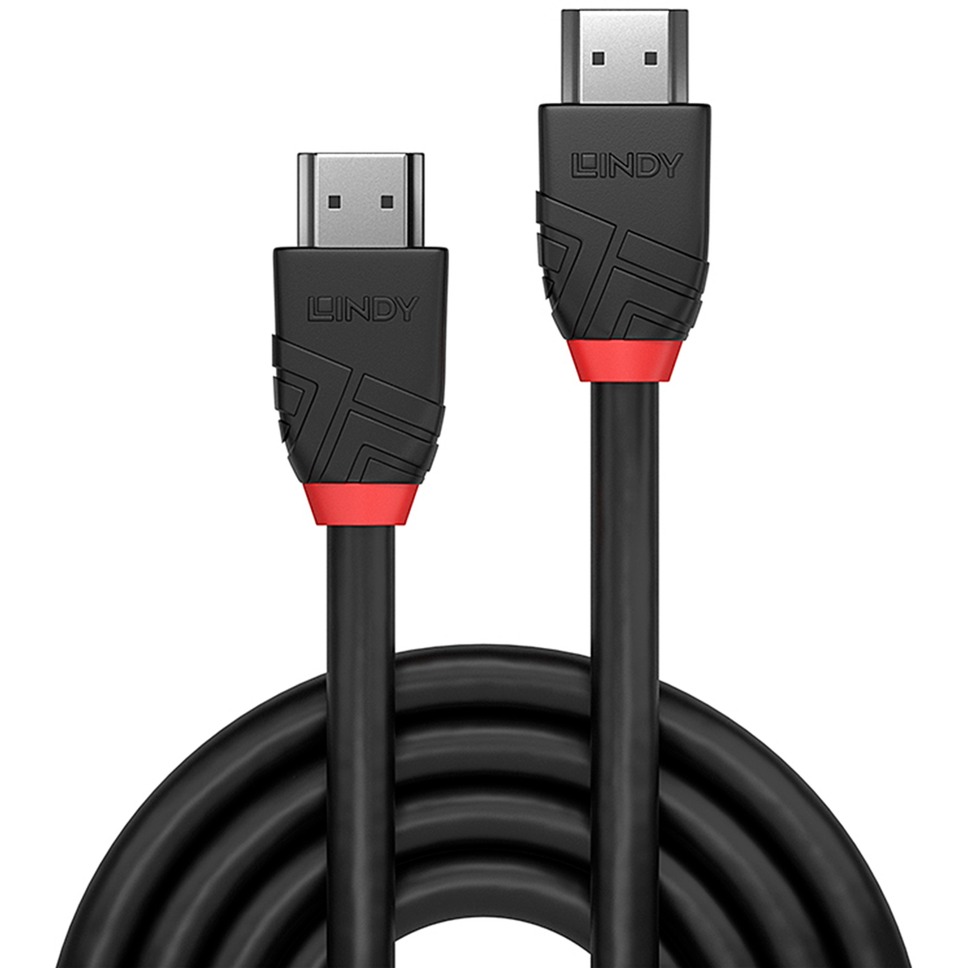 Lindy High Speed HDMI Kabel, Black Line