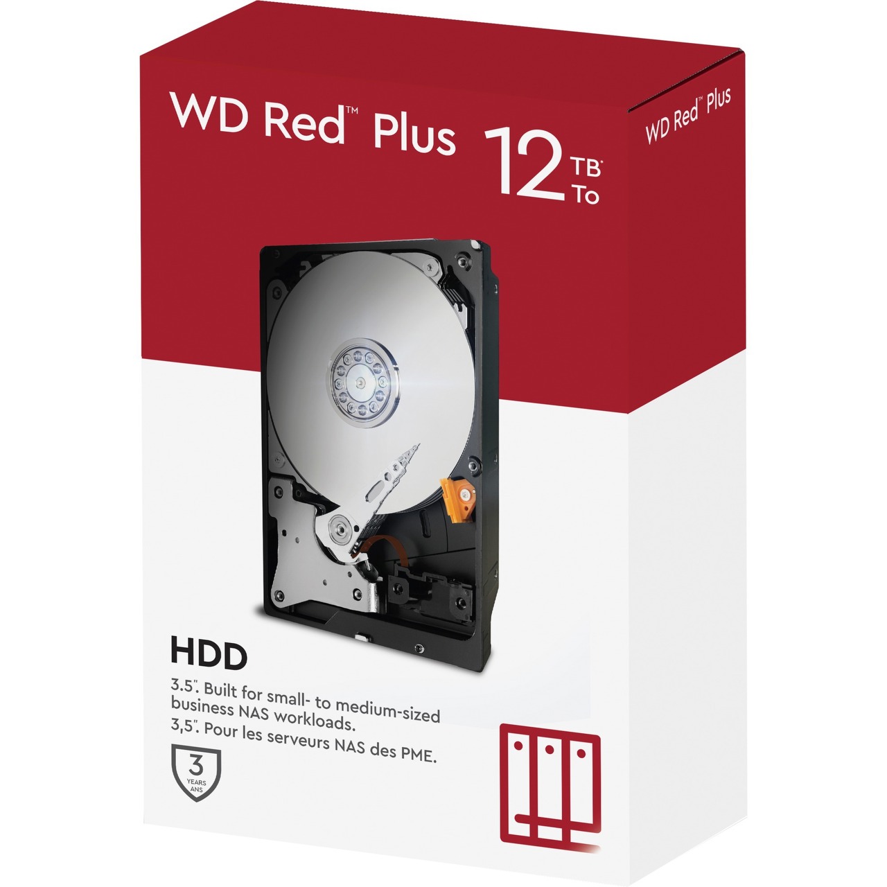 12 TB WD Red Plus | SATA 6 Gb/s, 3,5"