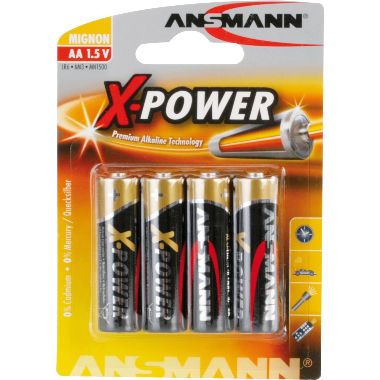 Ansmann X-Power, Batterie