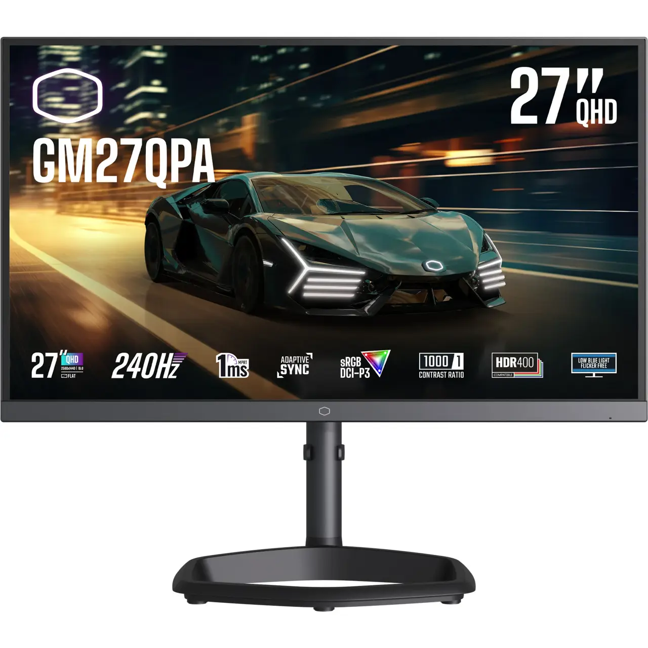 Cooler Master GM27QPA - QHD, IPS, Adaptive-Sync, 240Hz Panel | schwarz