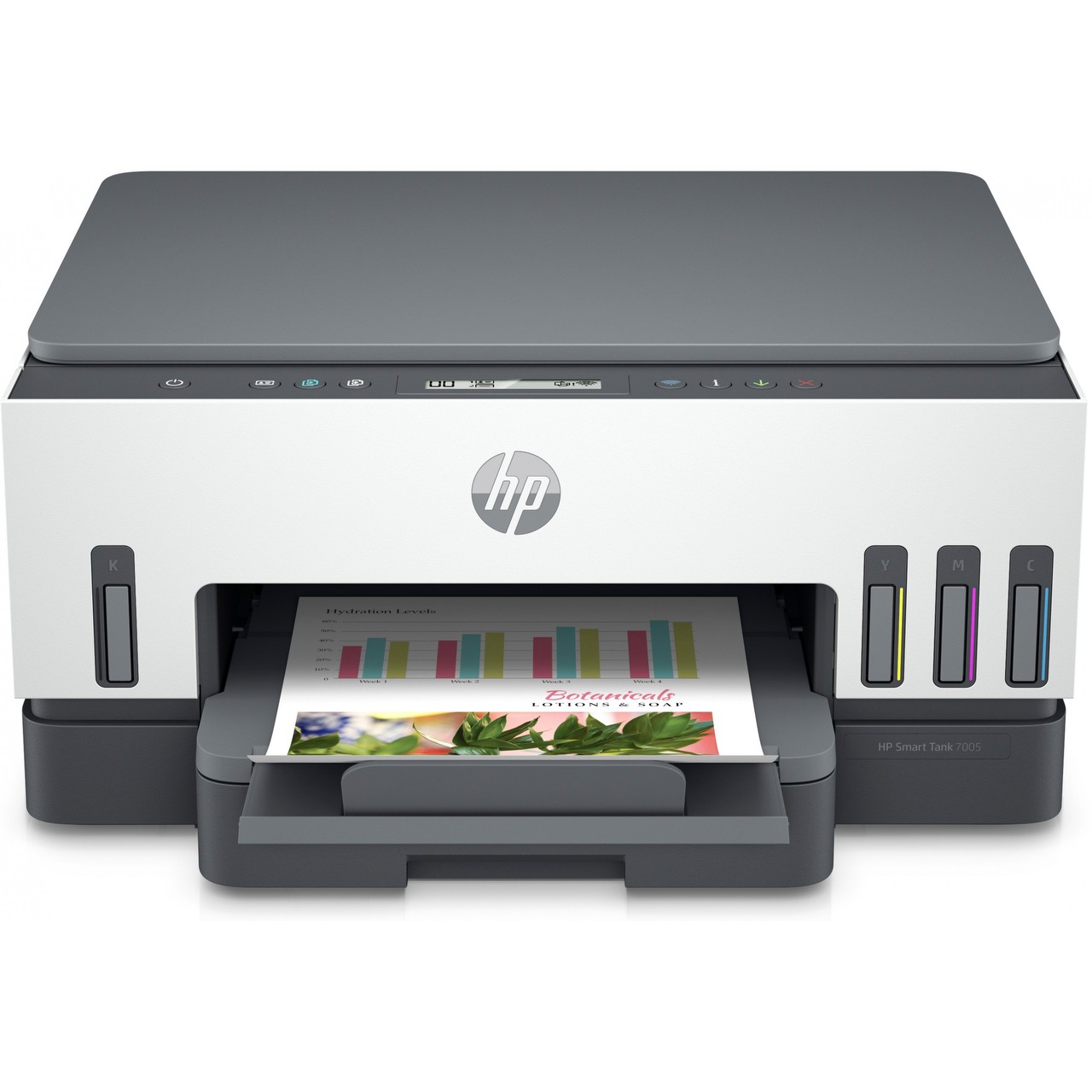 HP Smart Tank 7005 - USB, WLAN, Bluetooth, Scan, Kopie, Duplex | grau