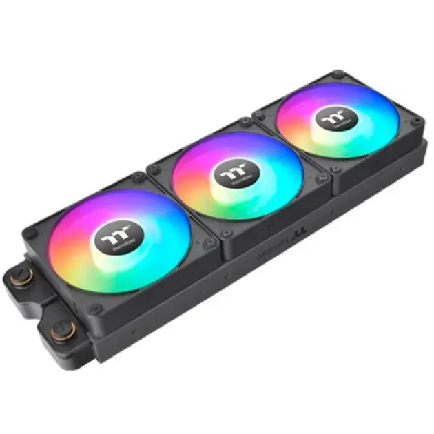 3 Pack 140mm  Thermaltake CT140 EX ARGB Sync PC Cooling Fan | schwarz