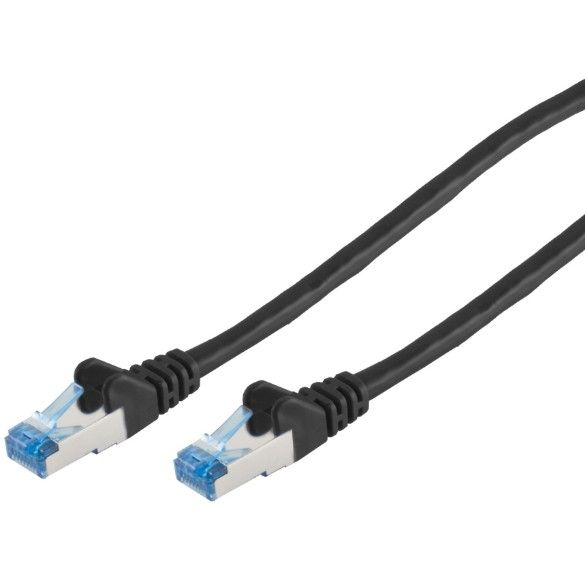 2 m Patchkabel CAT6a RJ45 S/FTP | schwarz