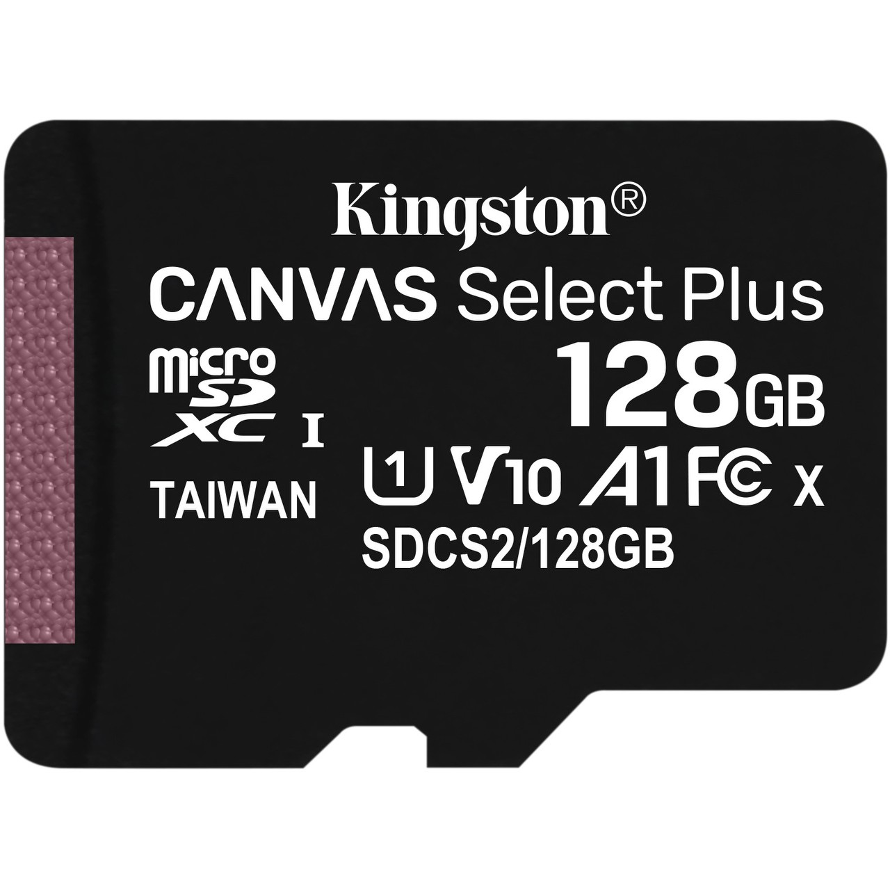 128 GB Kingston Canvas Select Plus microSDXC  - UHS-I U1, Class 10, V10, A1 | schwarz