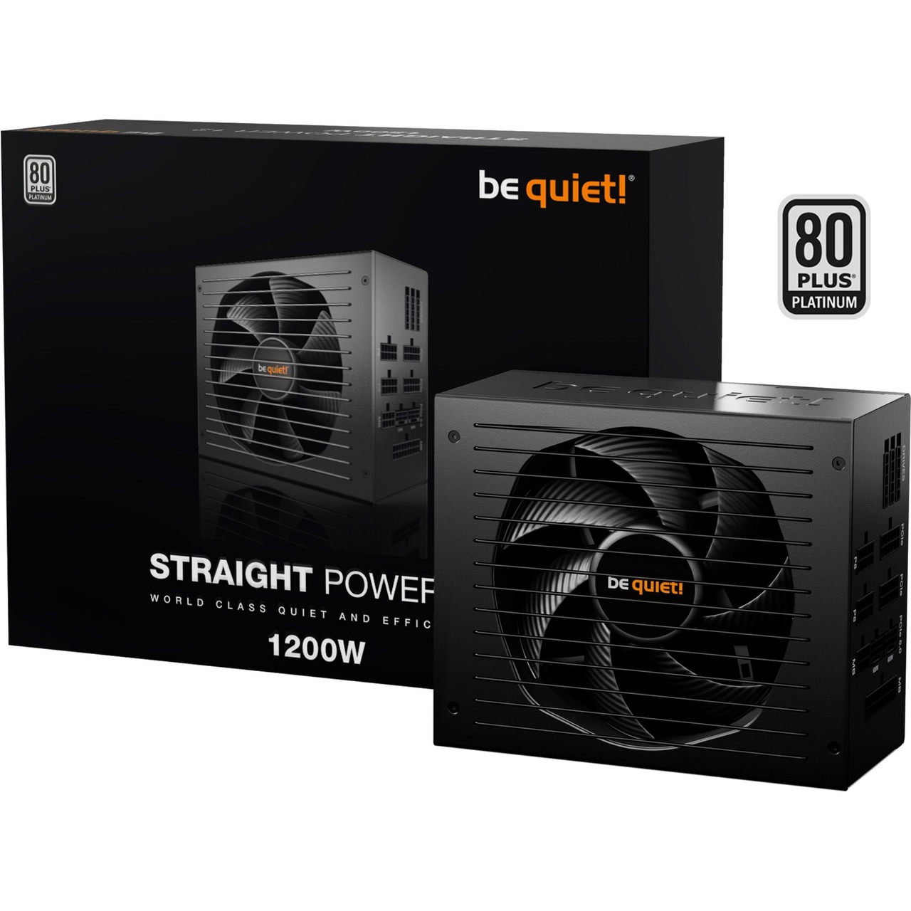 1200W be quiet! Straight Power 12 Platinum | 2x 12VHPWR, 4x PCIe, Kabel-Management, 1200 Watt