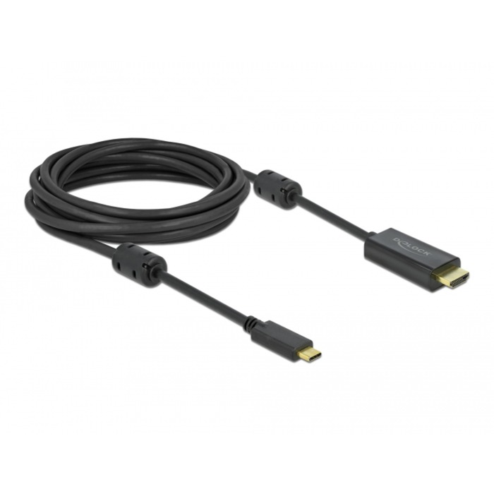 DeLOCK USB Adapterkabel, USB-C Stecker > HDMI 4K Stecker