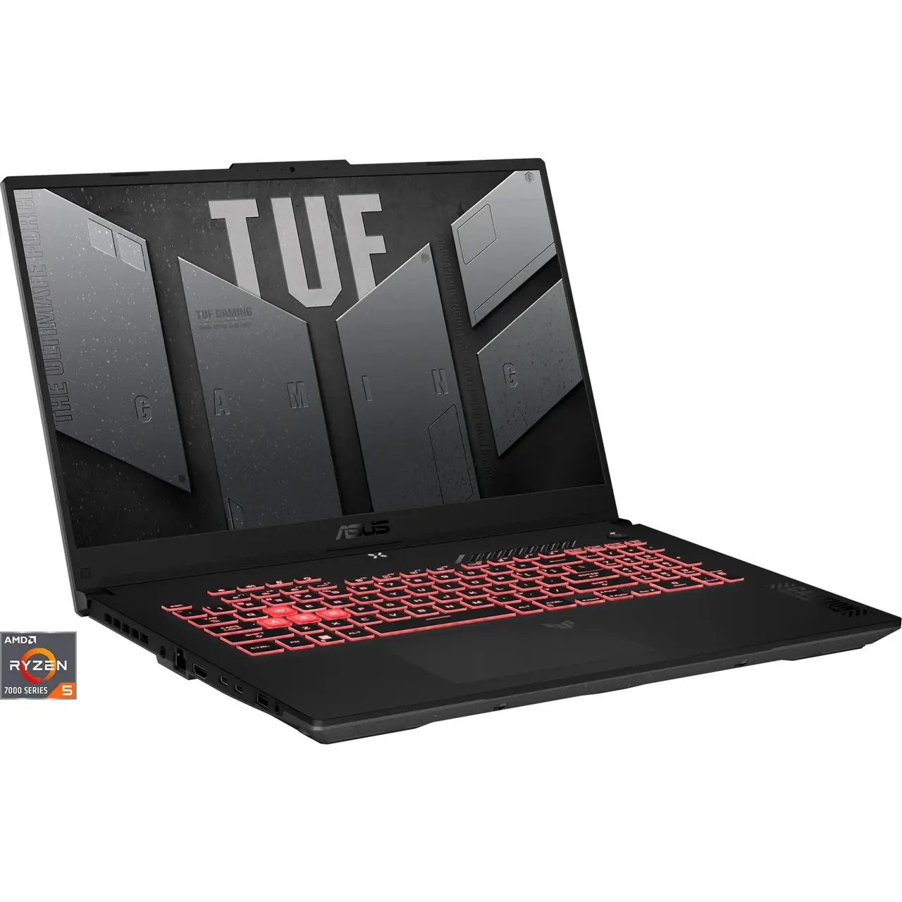 ASUS TUF Gaming A17 FA707NV-HX022 - 43.9 cm (17.3 Zoll) & 144 Hz Display, 512 GB SSD, 16 GB, ohne Betriebssystem | grau