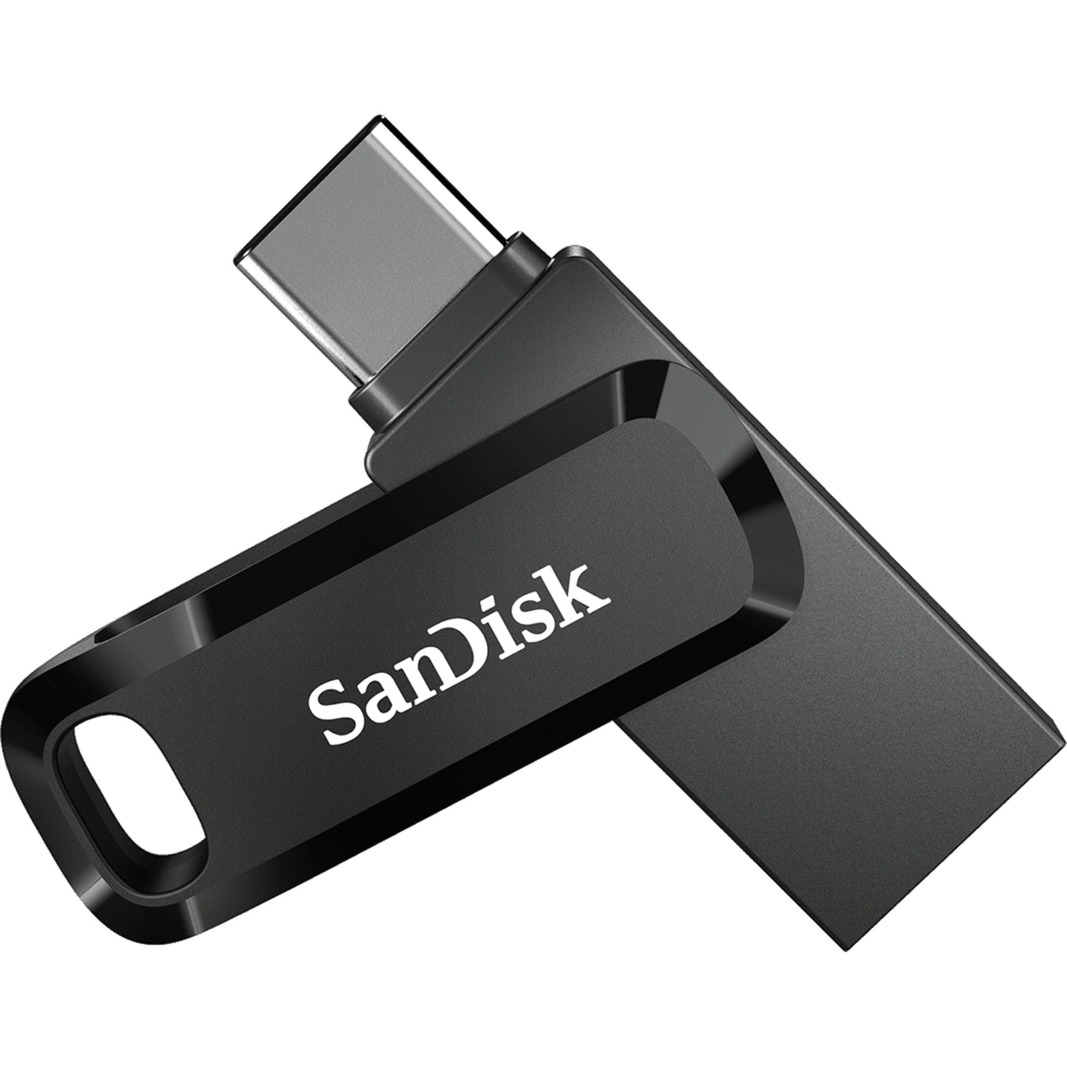 64 GB SanDisk Ultra Dual Drive Go - USB-A 3.2 Gen 1, USB-C 3.2 Gen 1 | schwarz