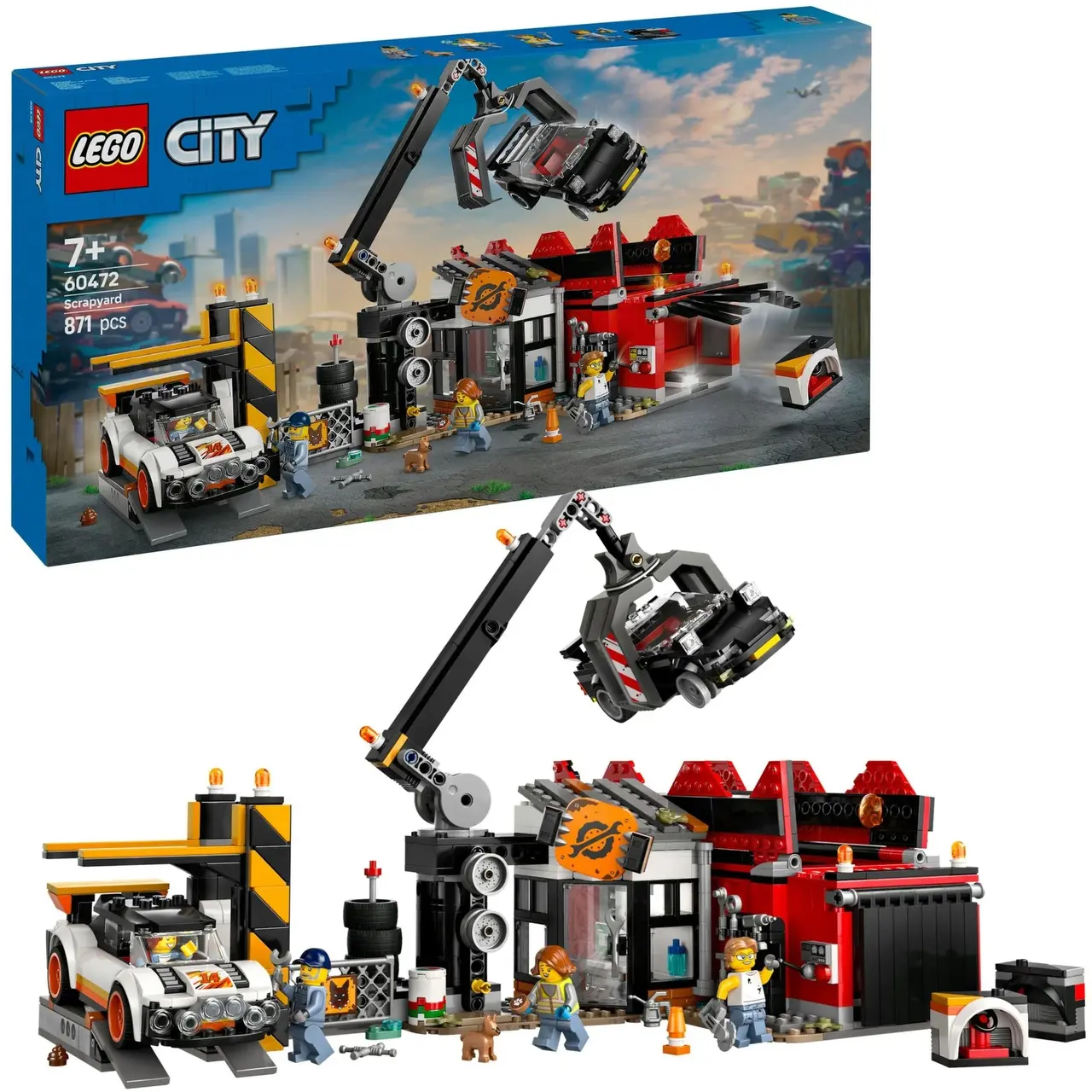 LEGO 60472 City Schrottplatz mit Autos