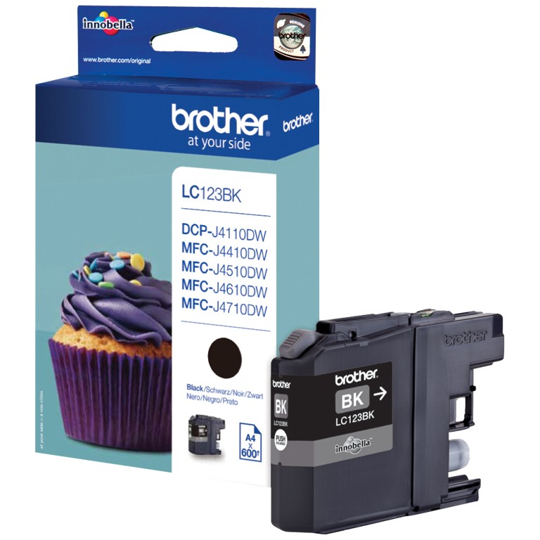 Brother Tinte LC-123BK | schwarz