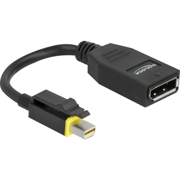 DeLOCK Adapter Mini DisplayPort 1.4 zu DisplayPort | schwarz