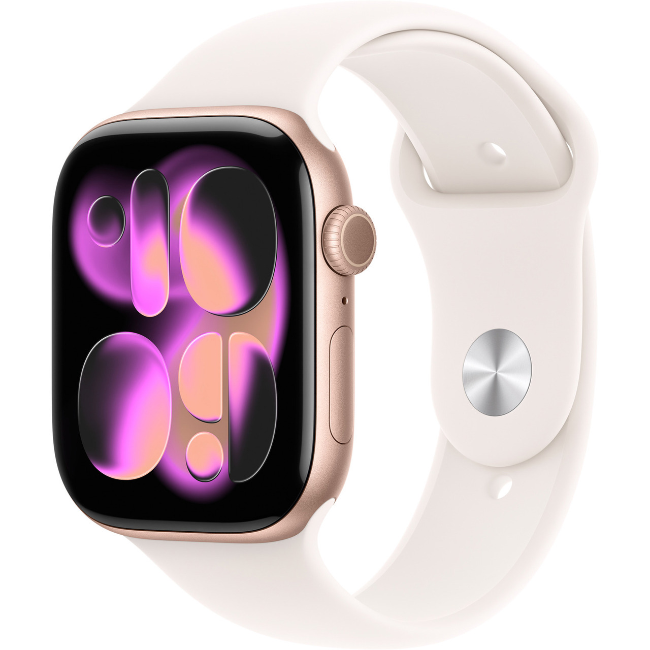 Apple Watch Series 11 - Aluminium, 46 mm, S/M | roségold /Sportarmband blassrosa