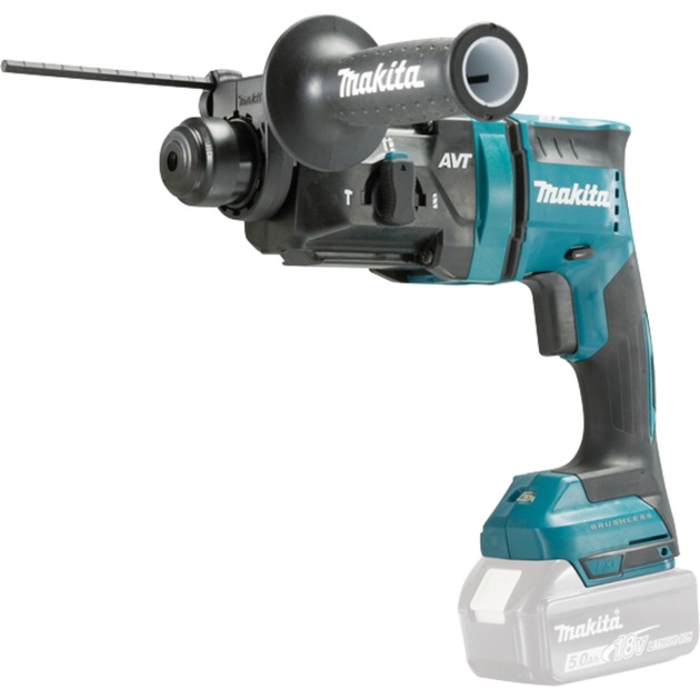 Makita Akku-Kombihammer DHR182Z ohne Akku und Ladegerät | blau/schwarz