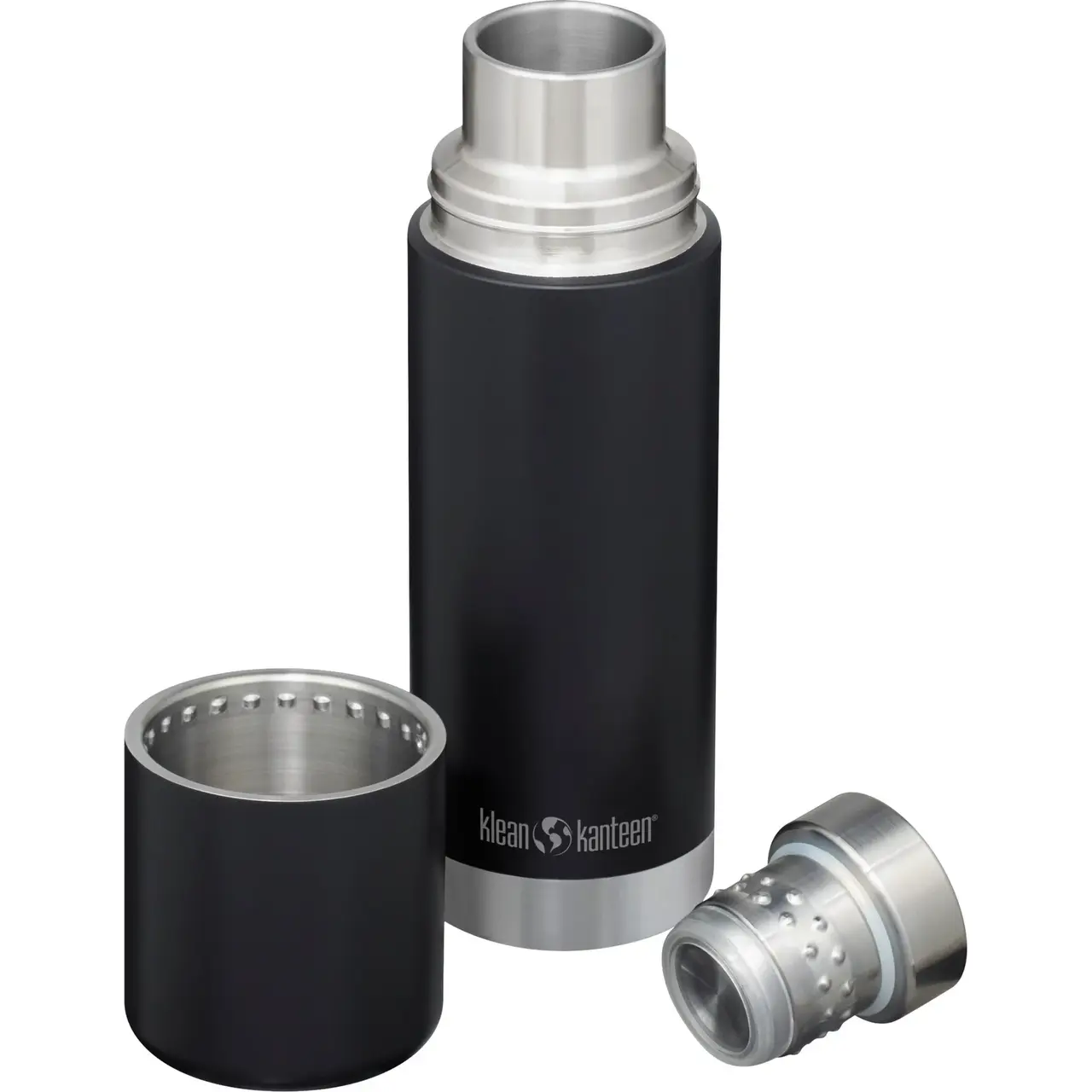 Klean Kanteen Thermosflasche TKPro-SB vakuumisoliert mit Pour Through Cap | schwarz (matt)