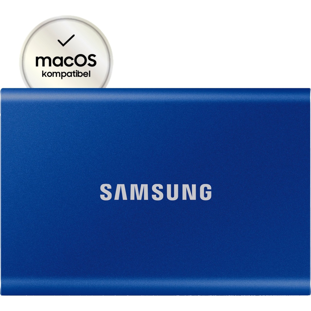 1TB SAMSUNG Portable SSD T7 - USB-C 3.2 Gen 2 (10 Gbit/s) | blau