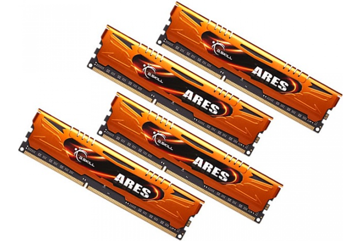   32 GB G.Skill DIMM DDR3-1600 Quad-Kit - Ares Serie, INTEL XMP