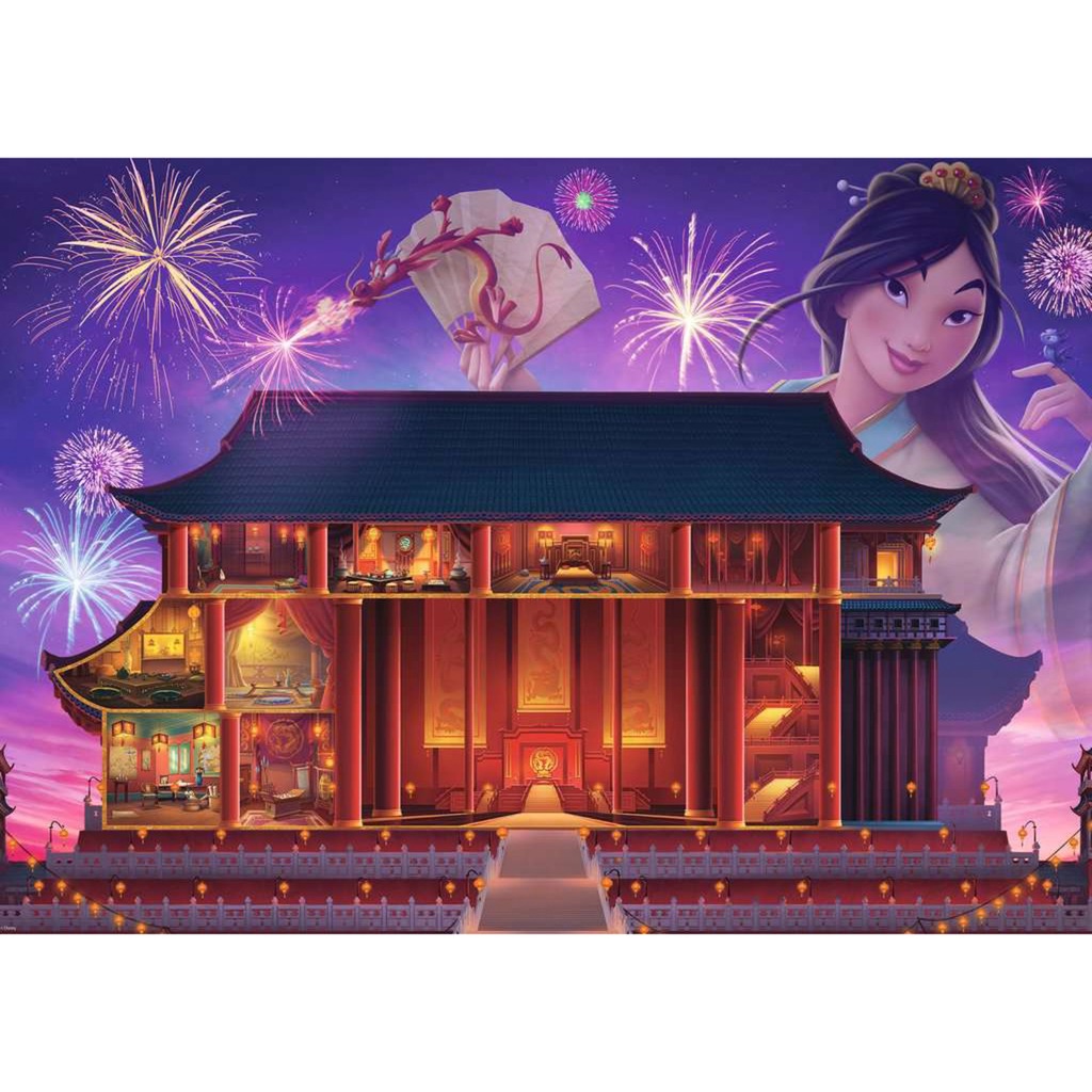 Ravensburger Puzzle Disney Castle: Mulan - 1000 Teile