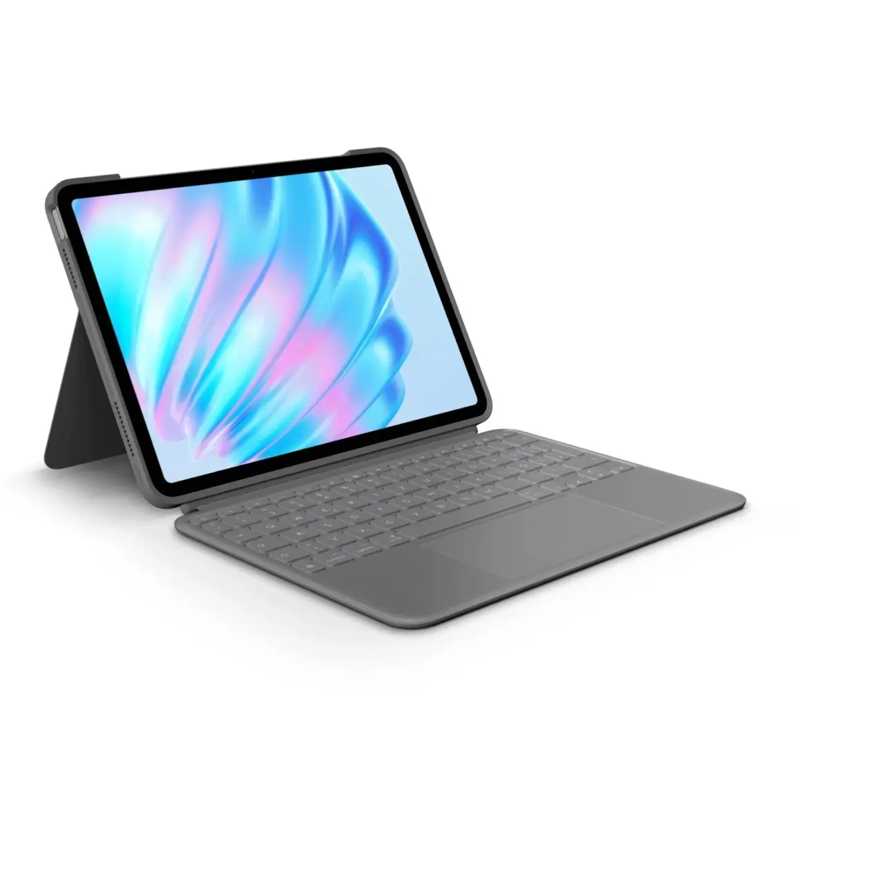 Logitech Combo Touch für iPad Air 13" (M2), iPad Air 11" (M2) und iPad Air 5. Gen.  - DE-Layout, Scherenmechanik | oxford grau