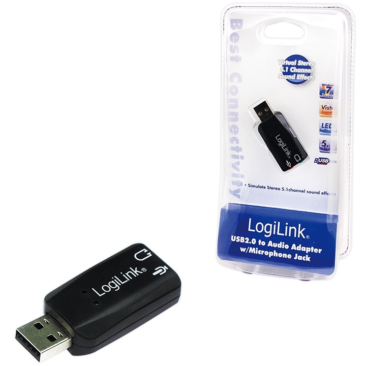 LogiLink Audioadapter 3D effect