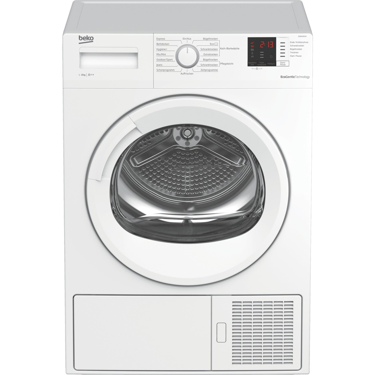 BEKO DS8433GX0, Wärmepumpen-Kondensationstrockner